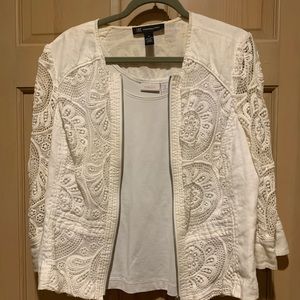 INC lace jacket